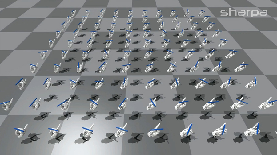 Pen-Spinning Skill Simulation Training